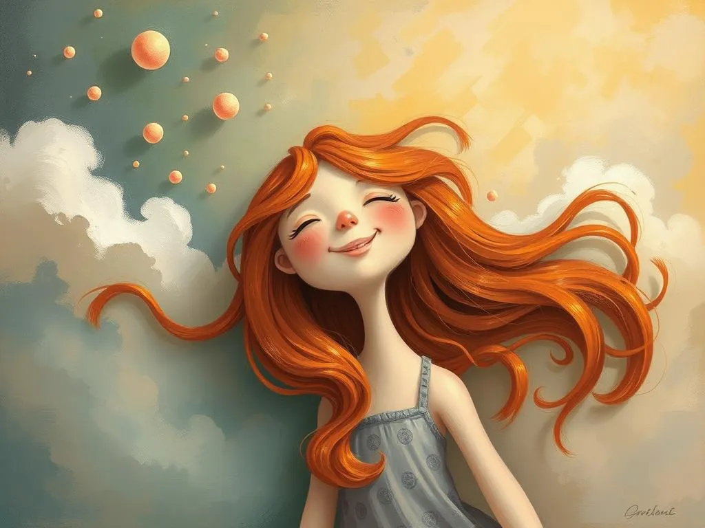 reddish hair in dreams