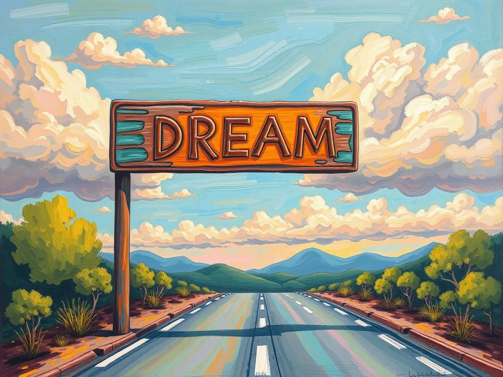 road sign dream meaning