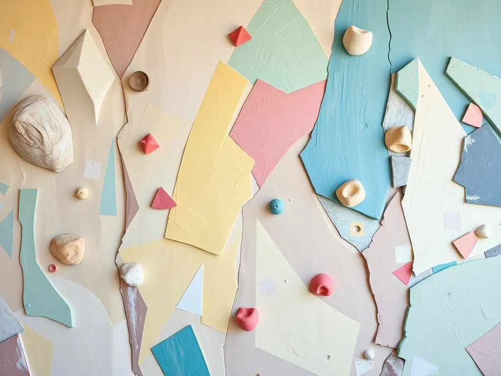 rock climbing wall