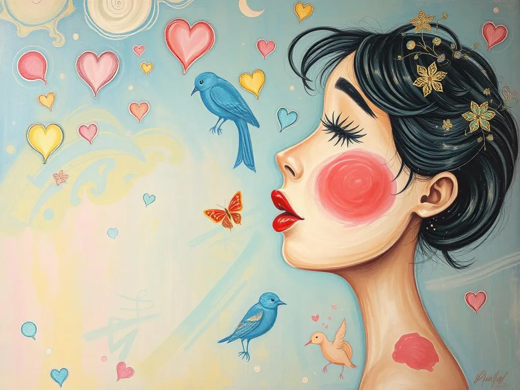 rubbing lips in dreams hidden meanings