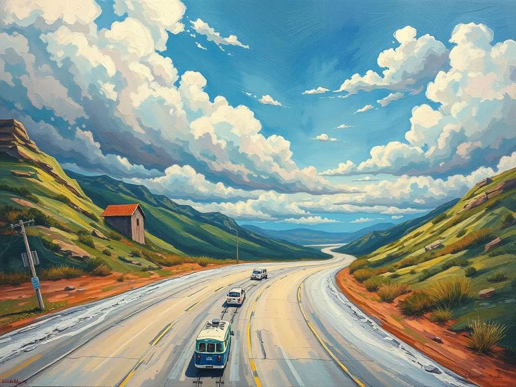 running on a dangerous road navigating lifes perilous paths