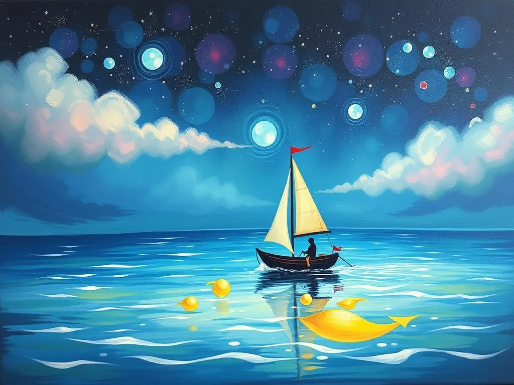 sailing on water dream symbol meaning