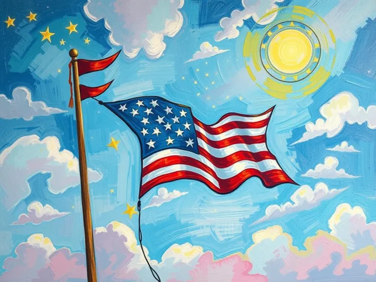 Salute to Flag in Dream Meaning and Interpretation