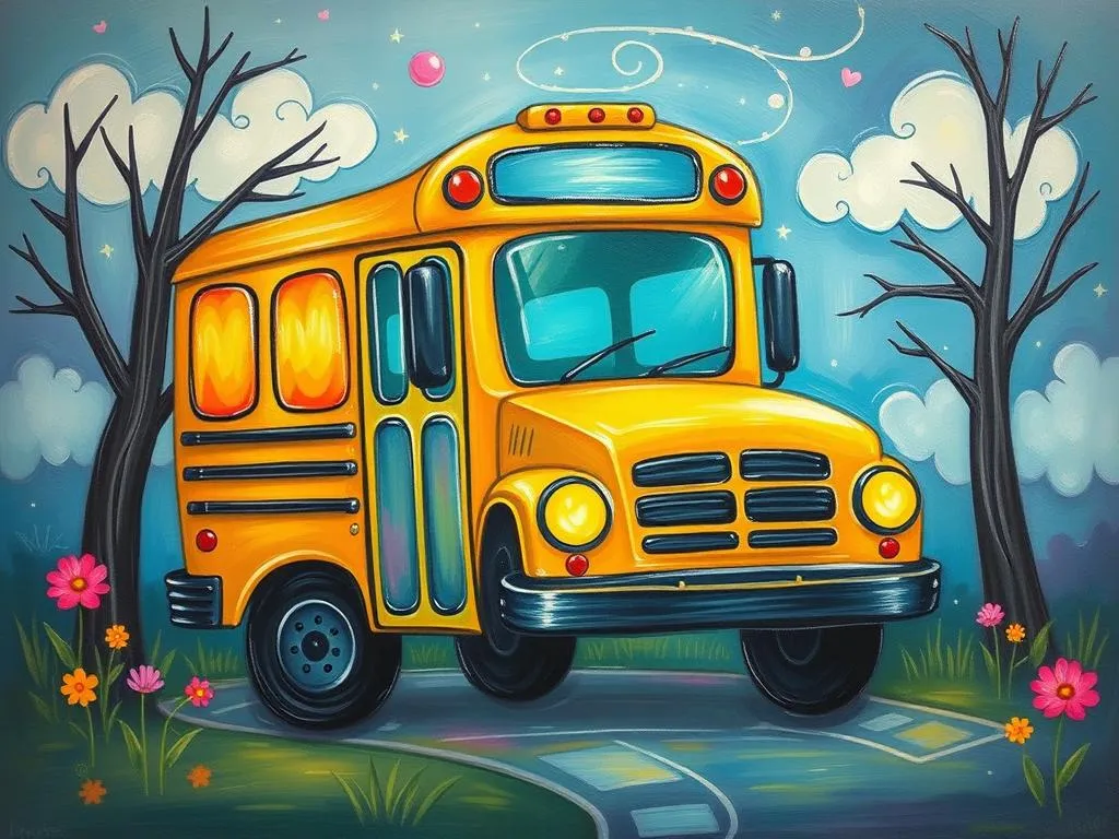 school bus in dreams