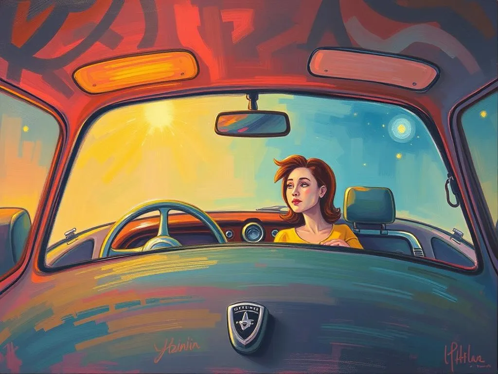 self driving car dream meaning interpretation symbolism insights