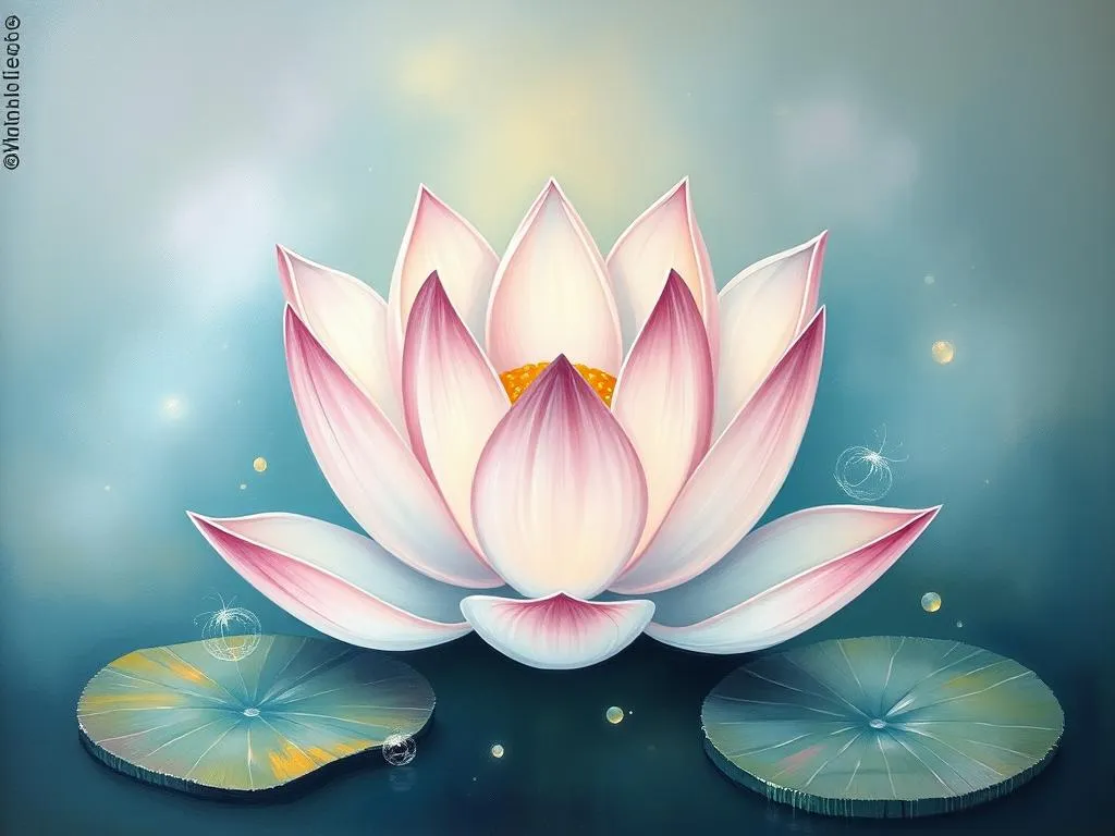 serene symbolism lotus dream