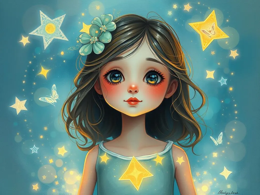 shining brilliance enigma glowing girl dreams