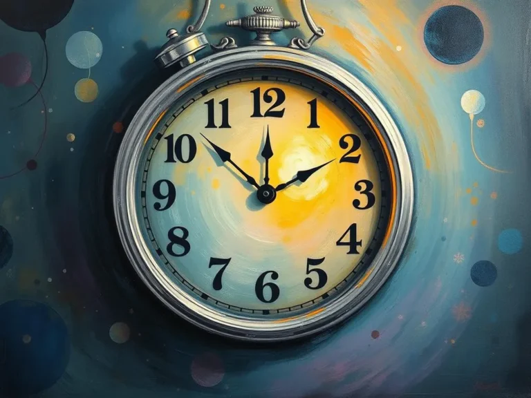 Time’s Whisper: Unraveling the Meaning Behind Silver Clock Dreams