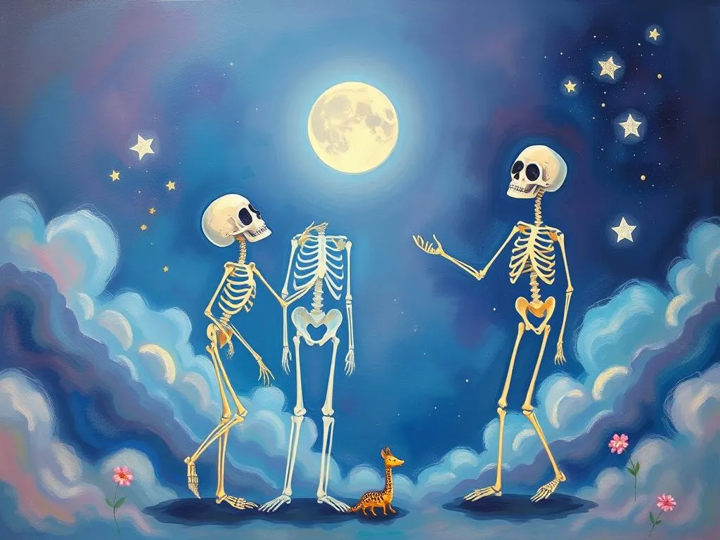 skeletal family in dreams
