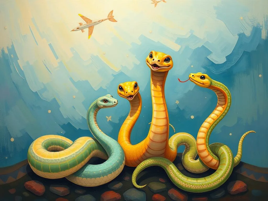 snakes group dream symbolism