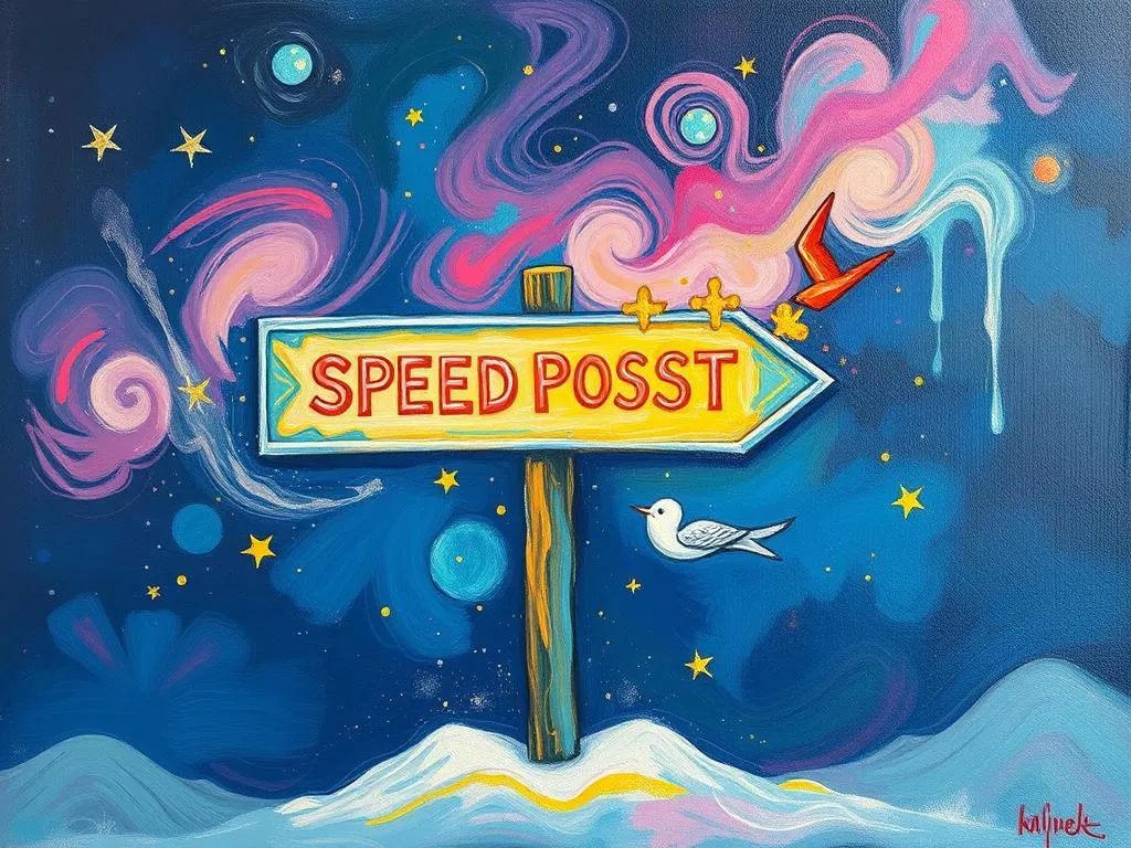 speed post dream symbol