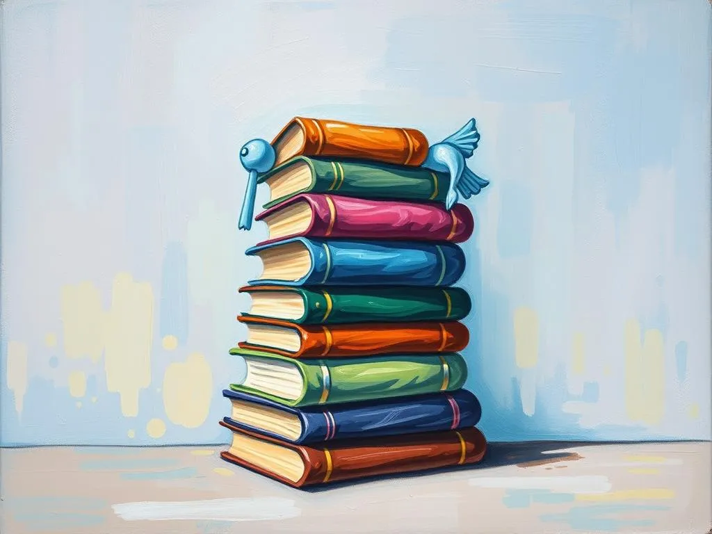 stacks of books dream symbol