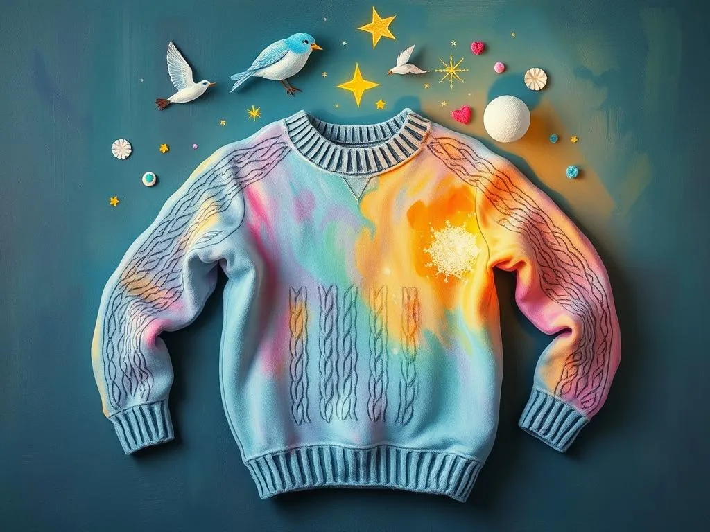 stained sweater dream symbol