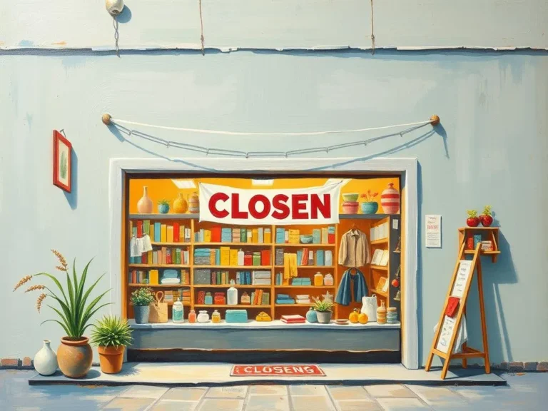 The Store Closing: A Dream of Endings and New Beginnings