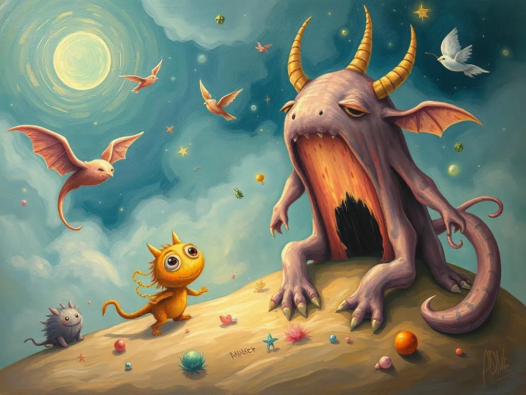 strange creatures in dreams