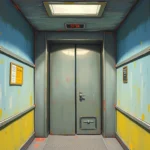 stuck in a freight elevator symbolic meaning