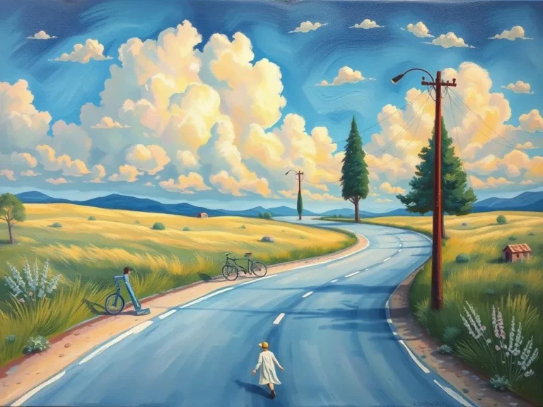 Symbolism Alone on a Road in Dreams