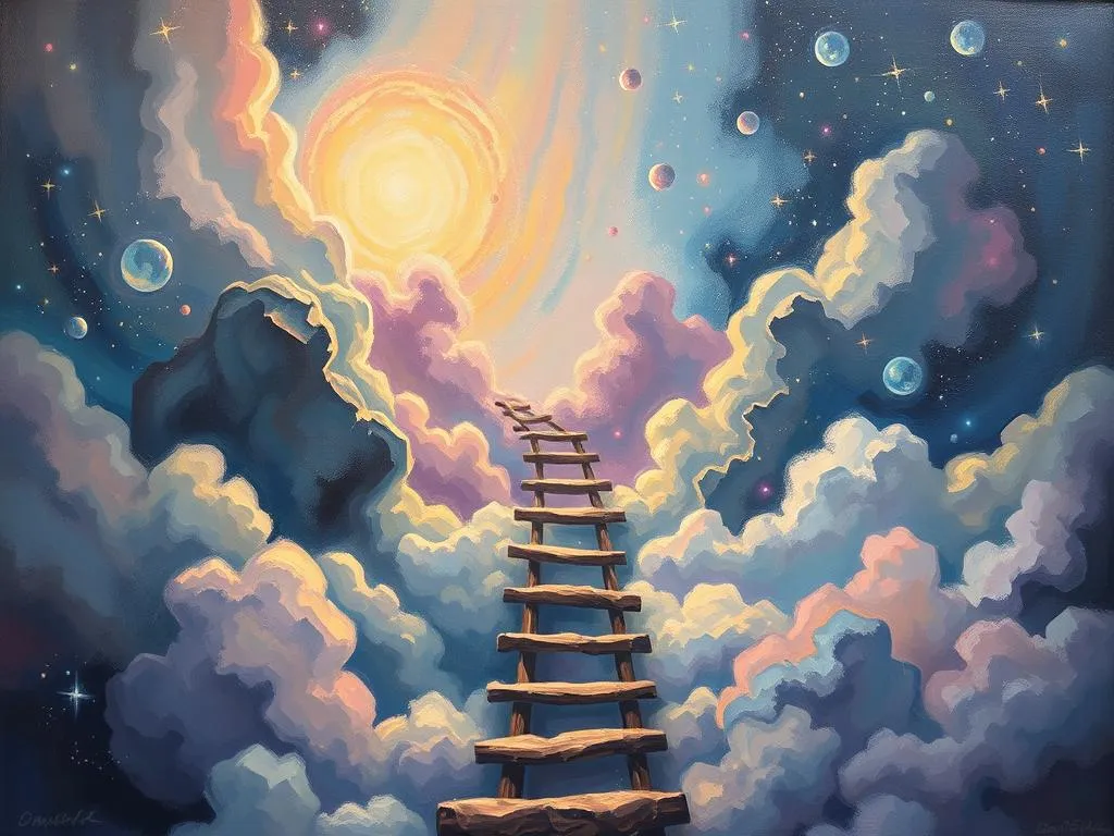 the cosmic ladder unraveling the meaning of uphill dreams