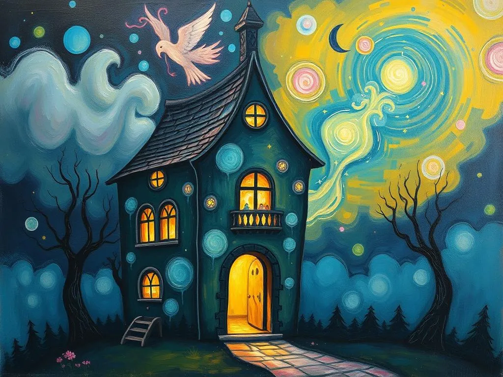the dark building a dream symbol