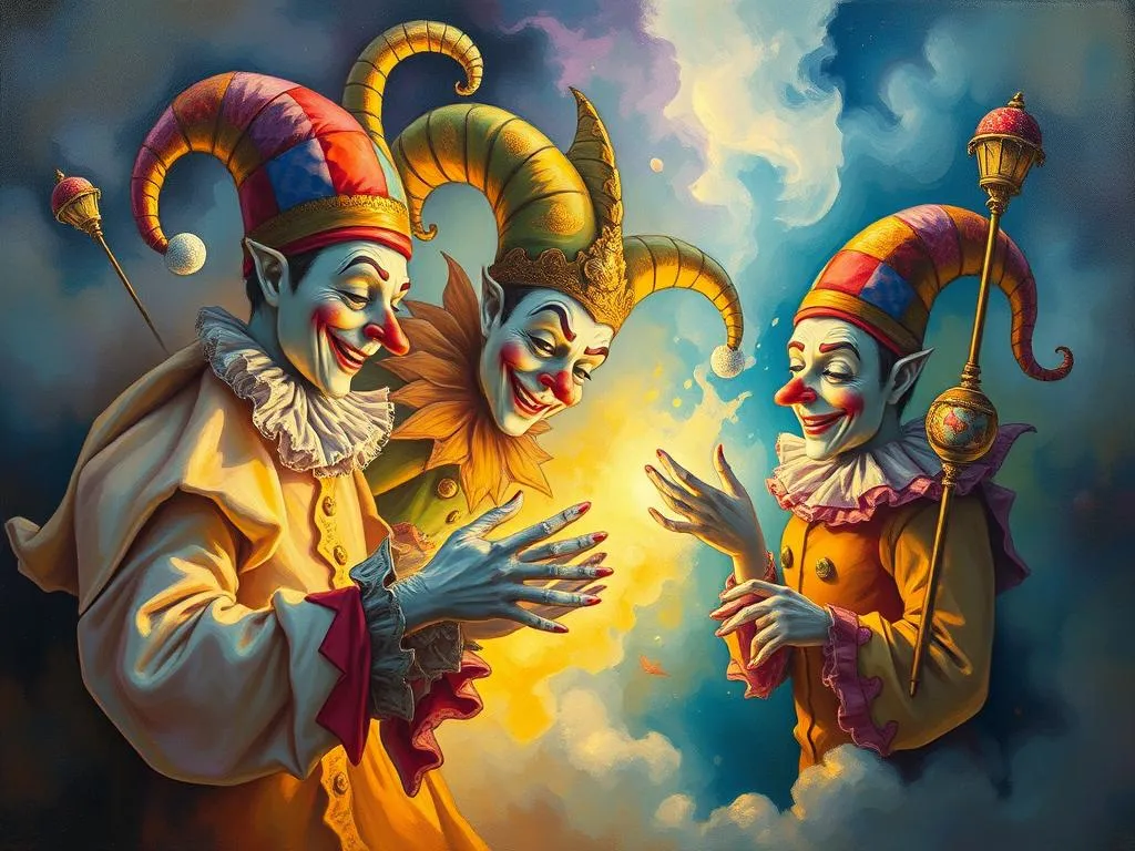 the fool uncovering the hidden wisdom of dreams featuring jesters