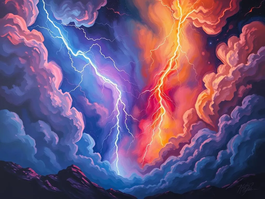 thunder lights in dreams unveiling their symbolic significance