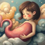touching stomach in dreams