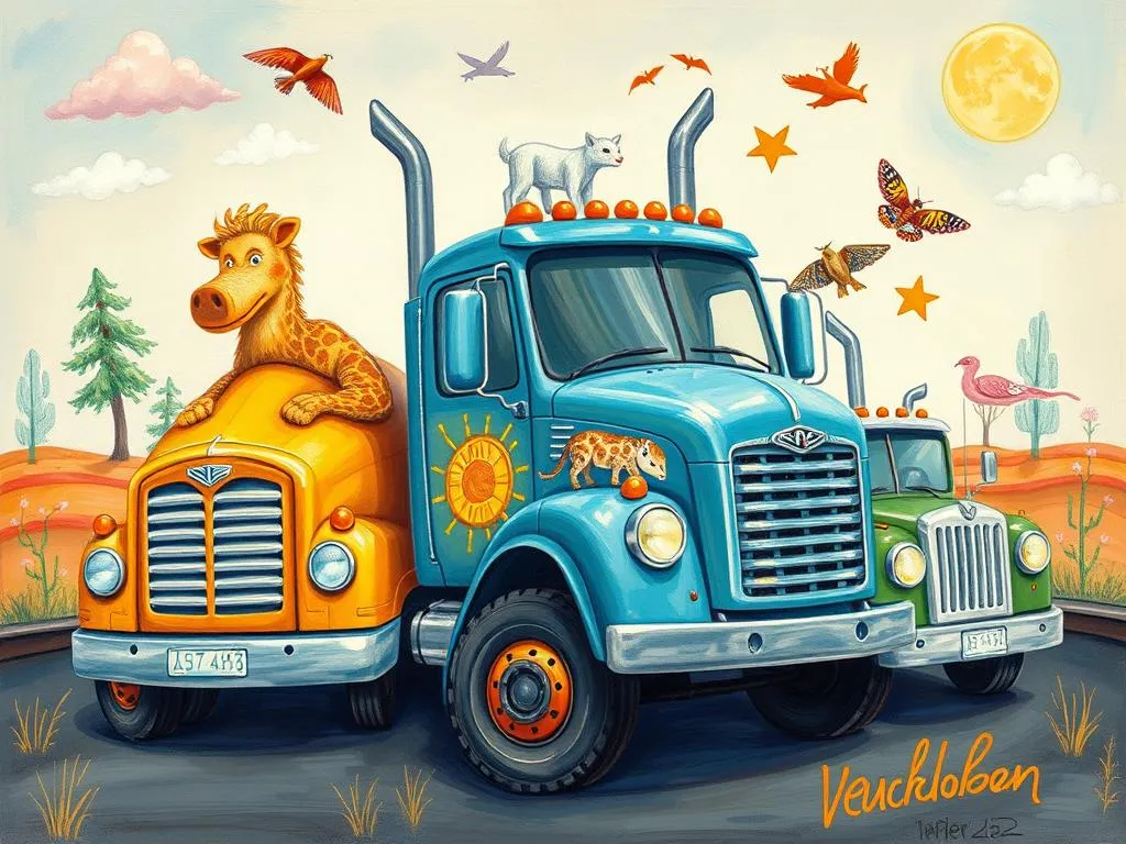 trucks with animals dream symbols