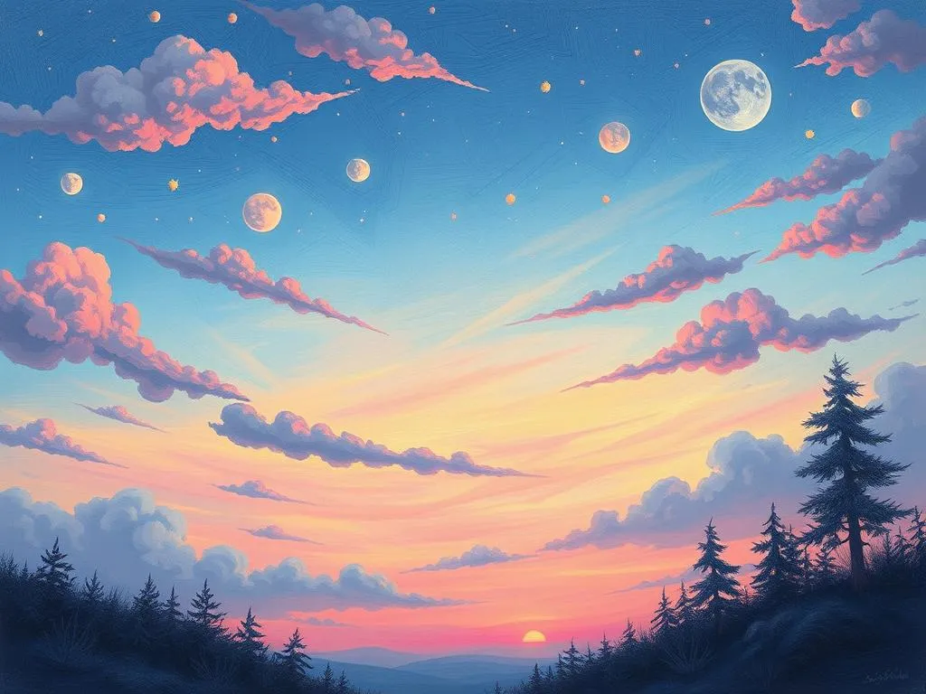 twilight sky in dreams