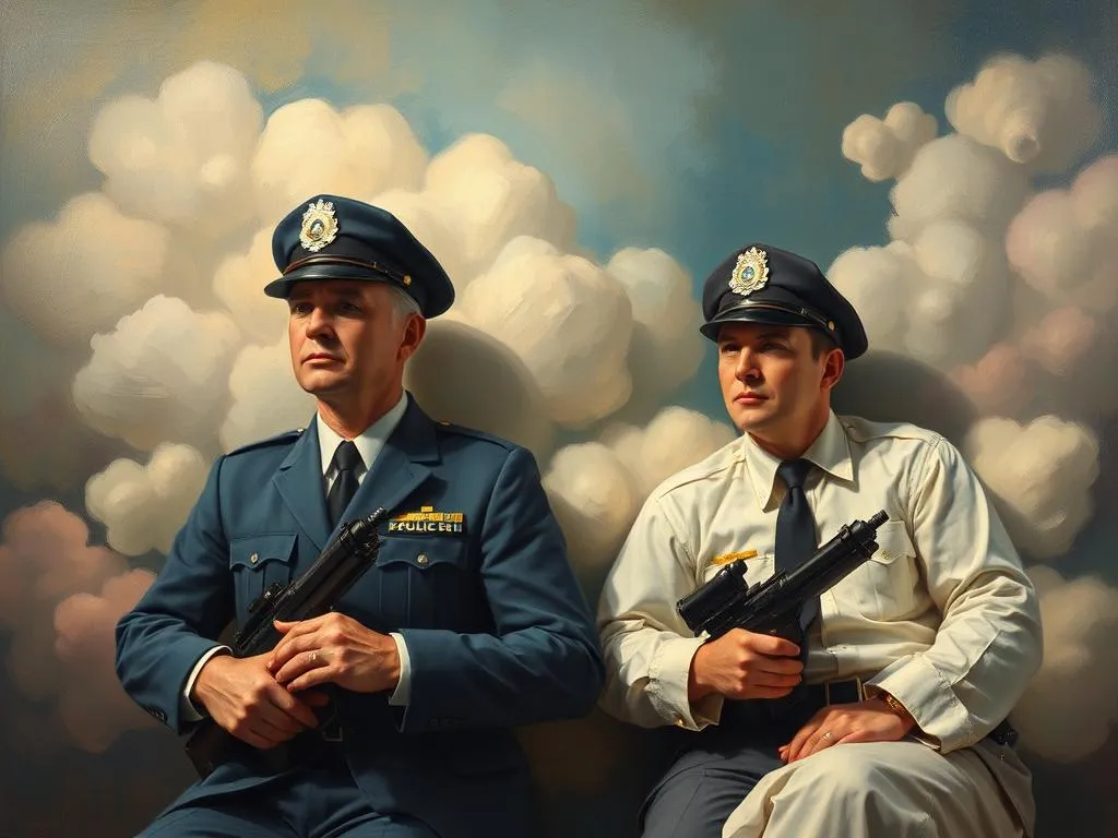 unfamiliar policemen in dreams what do they mean