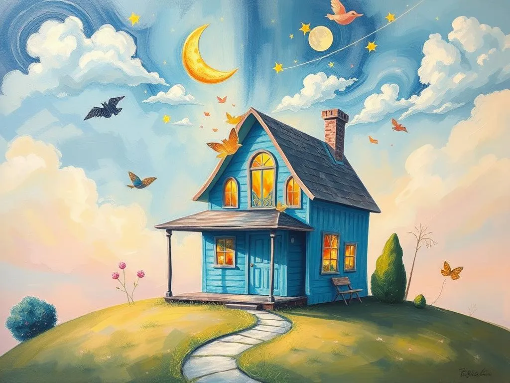 unraveling the dream symbol of a blue house