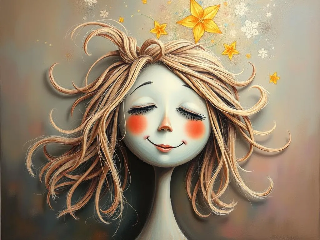 untamed spirit dream symbol untied hair