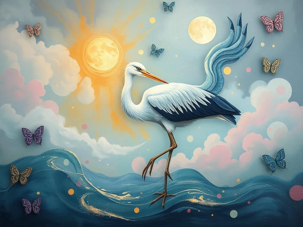 unveiling hidden messages heron dream symbol