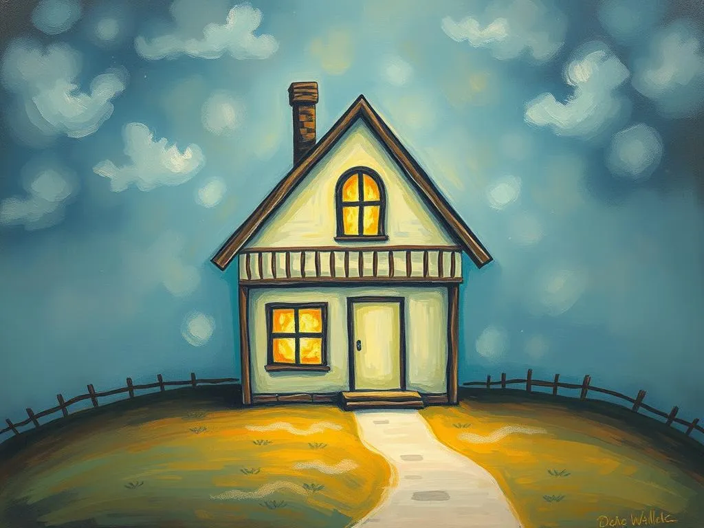 unveiling meaning dream symbol empty dimly lit house