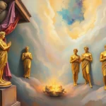 unveiling meaning gold statues dreams