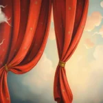 unveiling red curtains in dreams