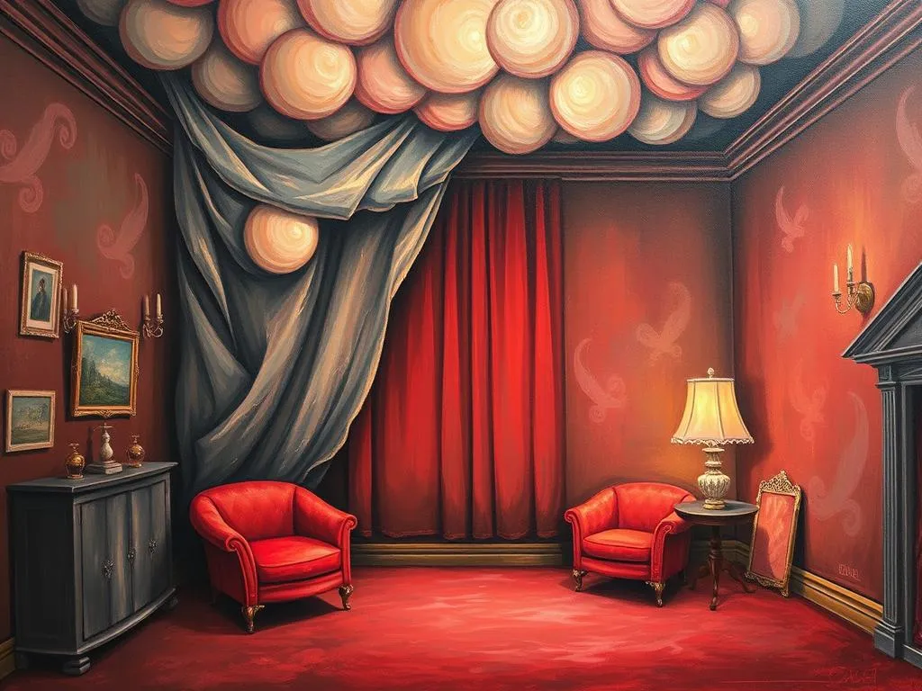 unveiling significance red velvet walls in dreams
