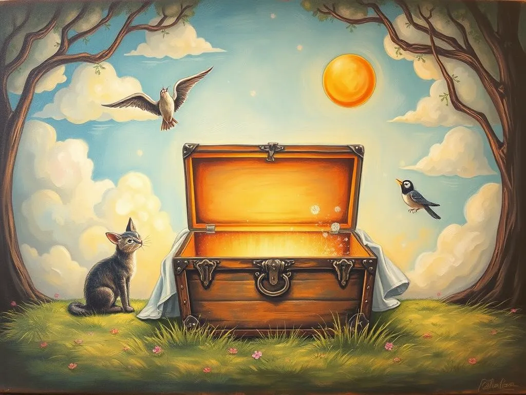 unveiling symbolism vintage trunk dreams