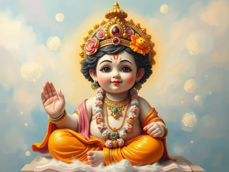 Unveiling the Divine Dream Symbol of Baby Krishna Idol