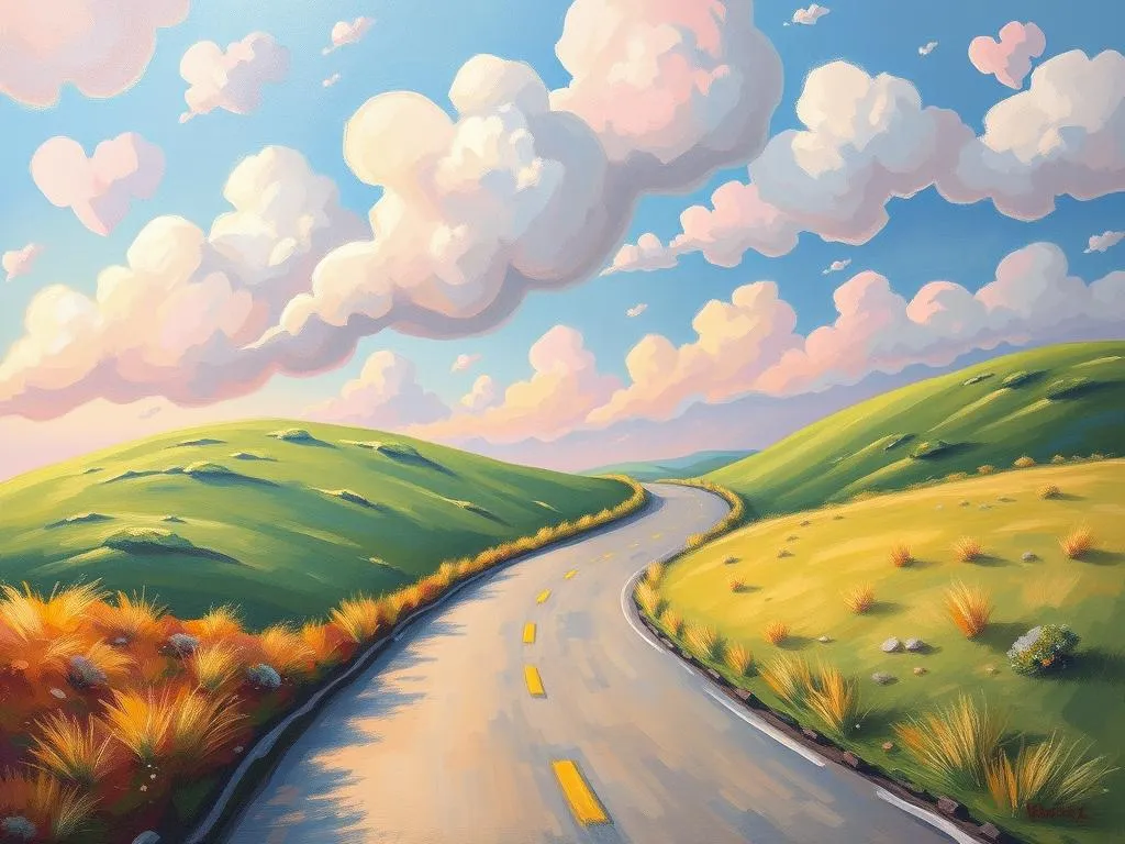 uphill road dream meaning