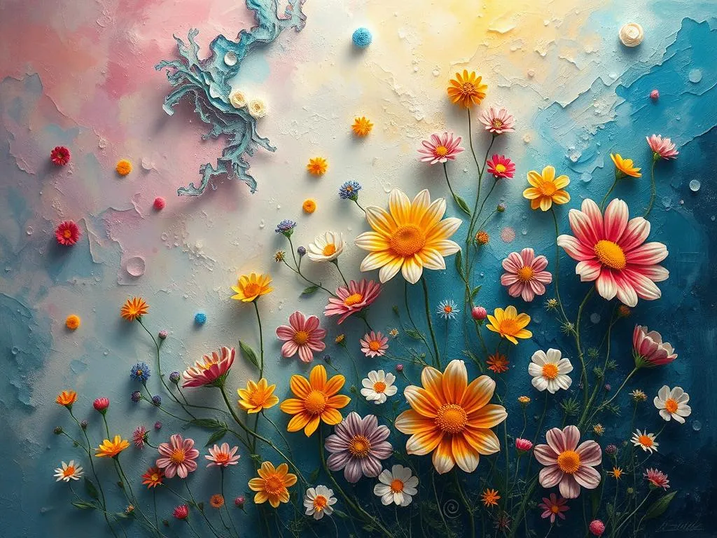 vivid hues of dreams unraveling the symbolism of colorful flowers