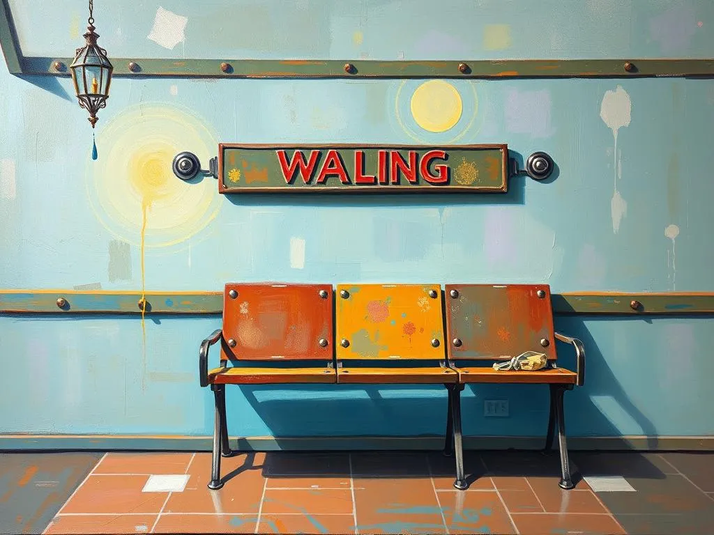 waiting area dream symbol