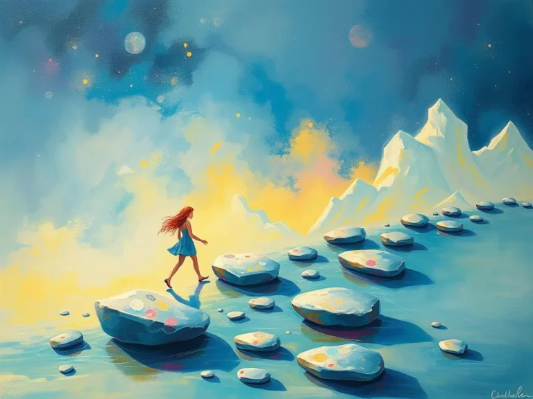 Walking on Floating Stones Dream Symbolism