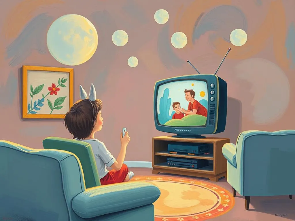 watching familiar tv shows in dream