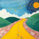 what are the hidden implications of dreaming about a yellow road