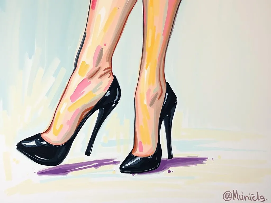 what do black heels mean in my dream