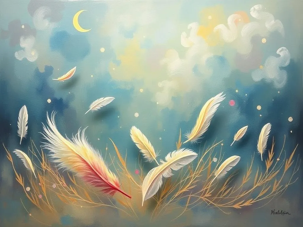 what do dreams about fallen feathers mean