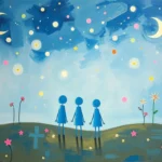 what does dreaming of blue figures mean