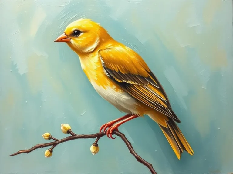 What Does it Mean when you Dream About a Golden Finch