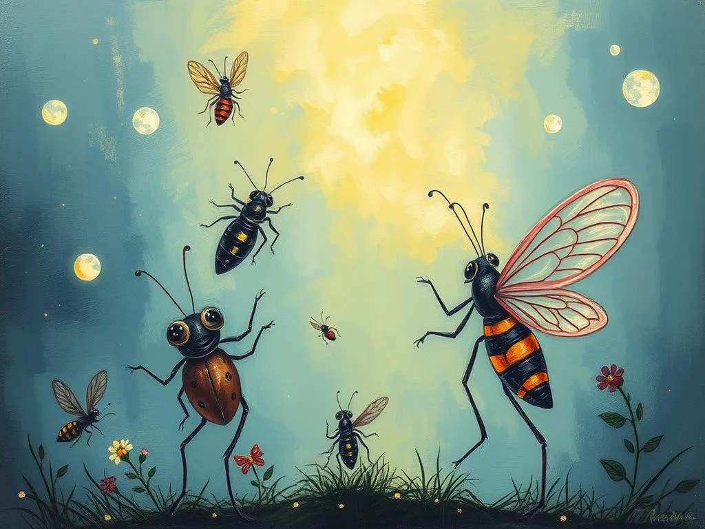 what does it mean when you dream about lighting insects
