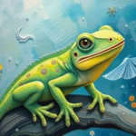 what the green lizard in your dream really means